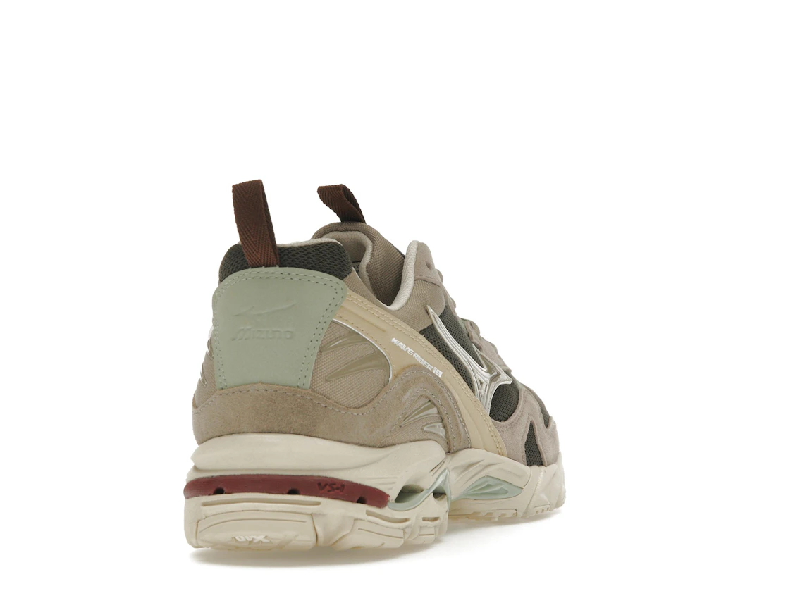 Vue 30 de Mizuno Wave Rider 10 Beluga Vintage Khaki