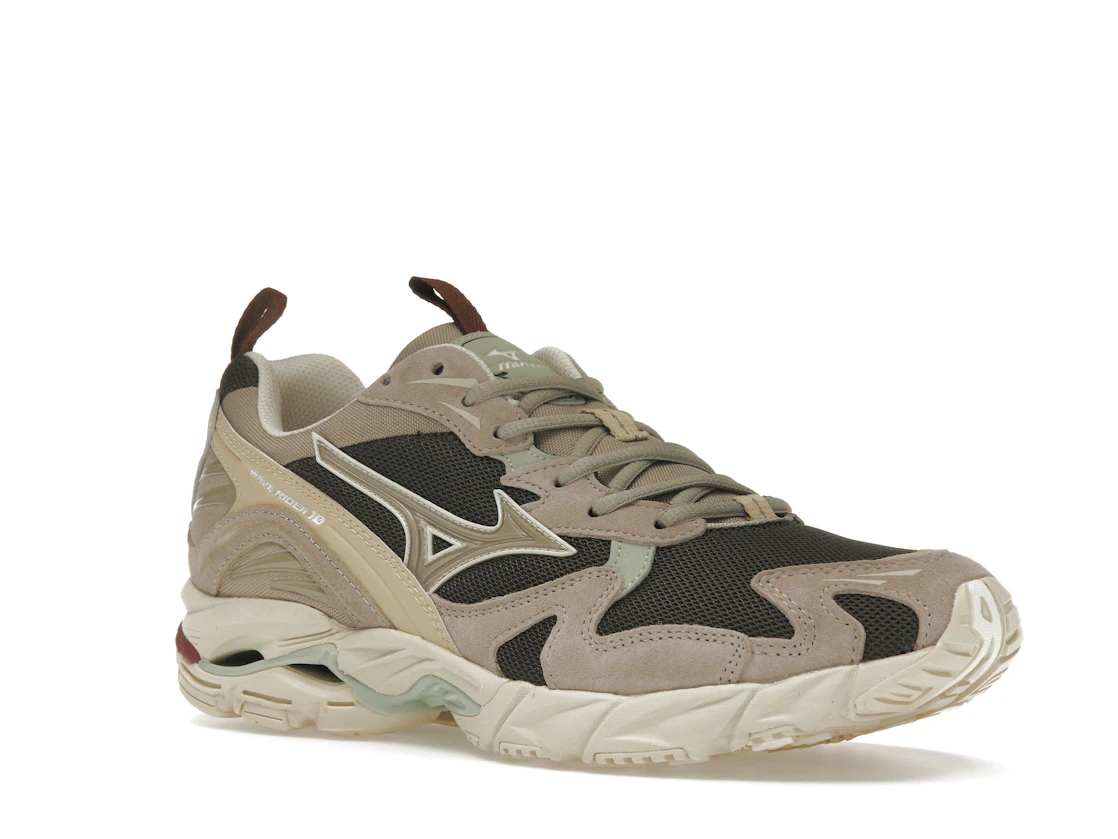 Vue 5 de Mizuno Wave Rider 10 Beluga Vintage Khaki