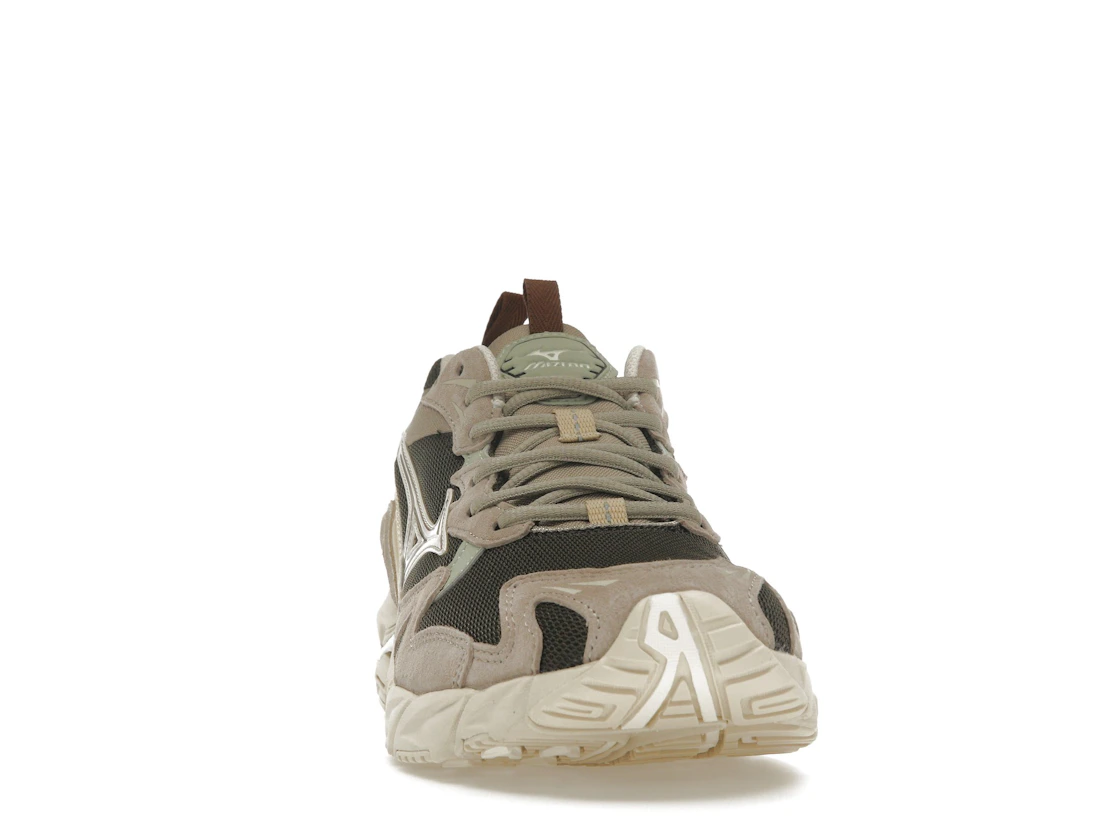 Vue 9 de Mizuno Wave Rider 10 Beluga Vintage Khaki