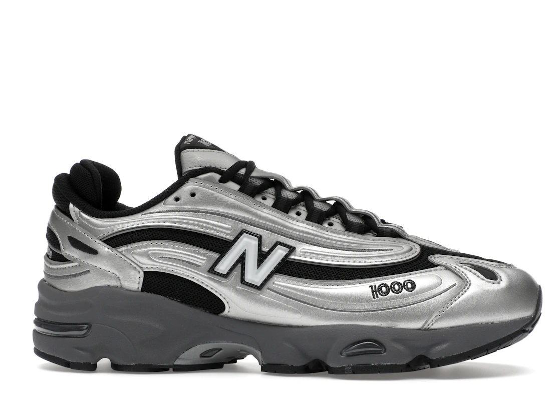 Vue 2 de New Balance 1000 Black Silver Metallic