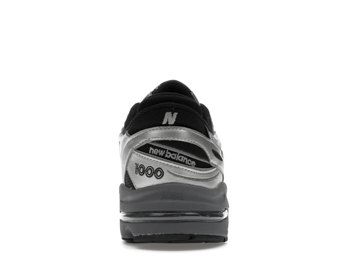 Vue 28 de New Balance 1000 Black Silver Metallic