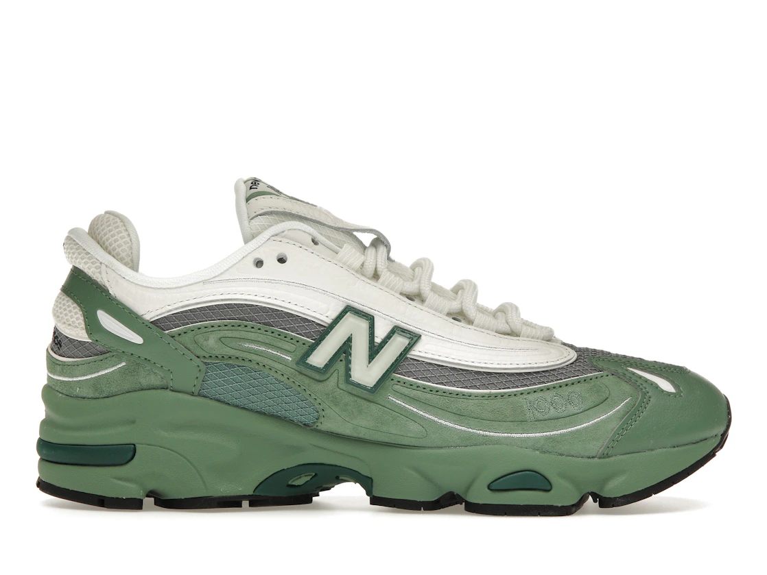 Vue 1 de New Balance 1000 Green Grey