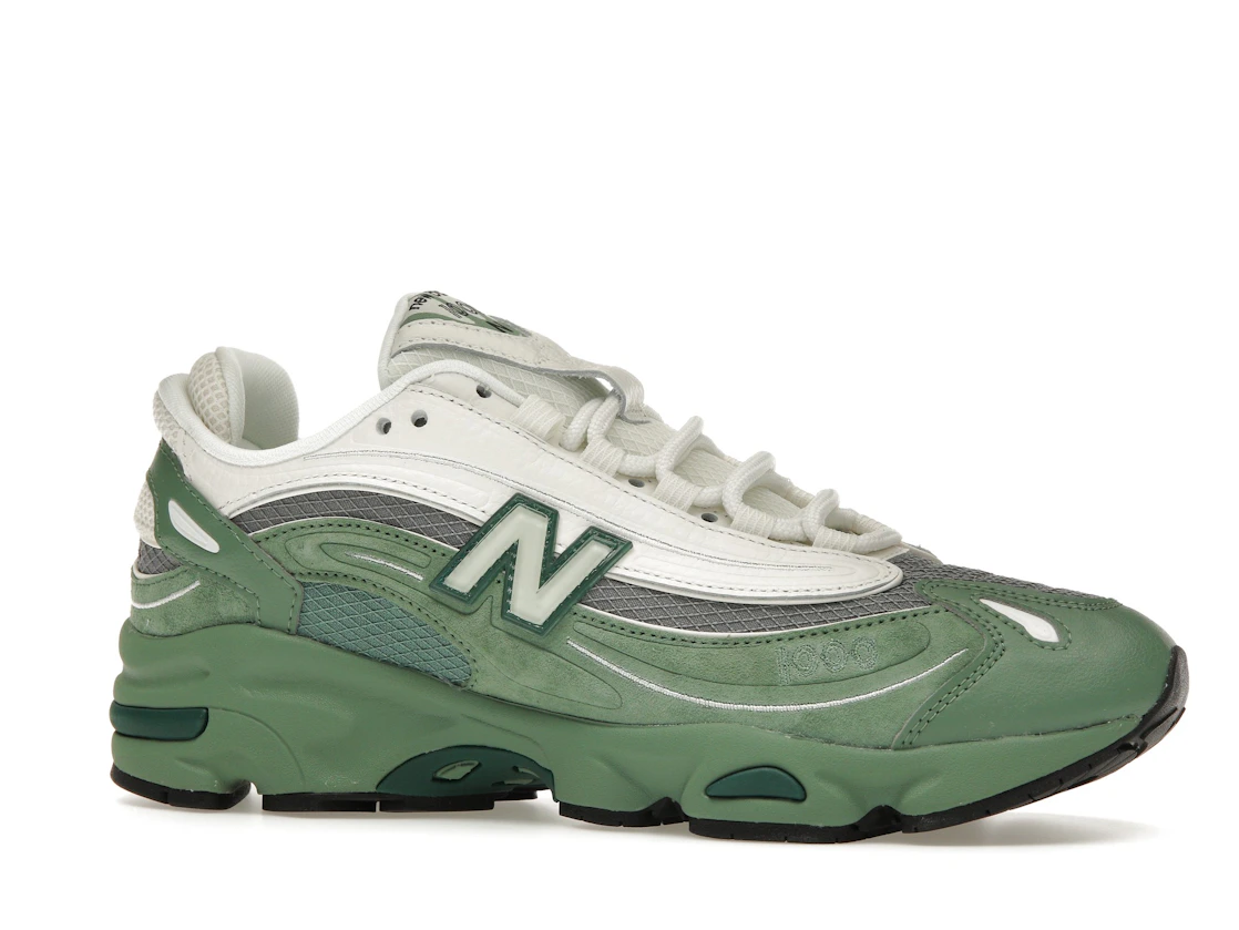 Vue 3 de New Balance 1000 Green Grey