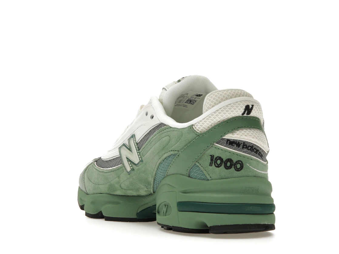 Vue 25 de New Balance 1000 Green Grey