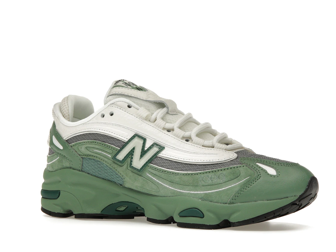 Vue 4 de New Balance 1000 Green Grey