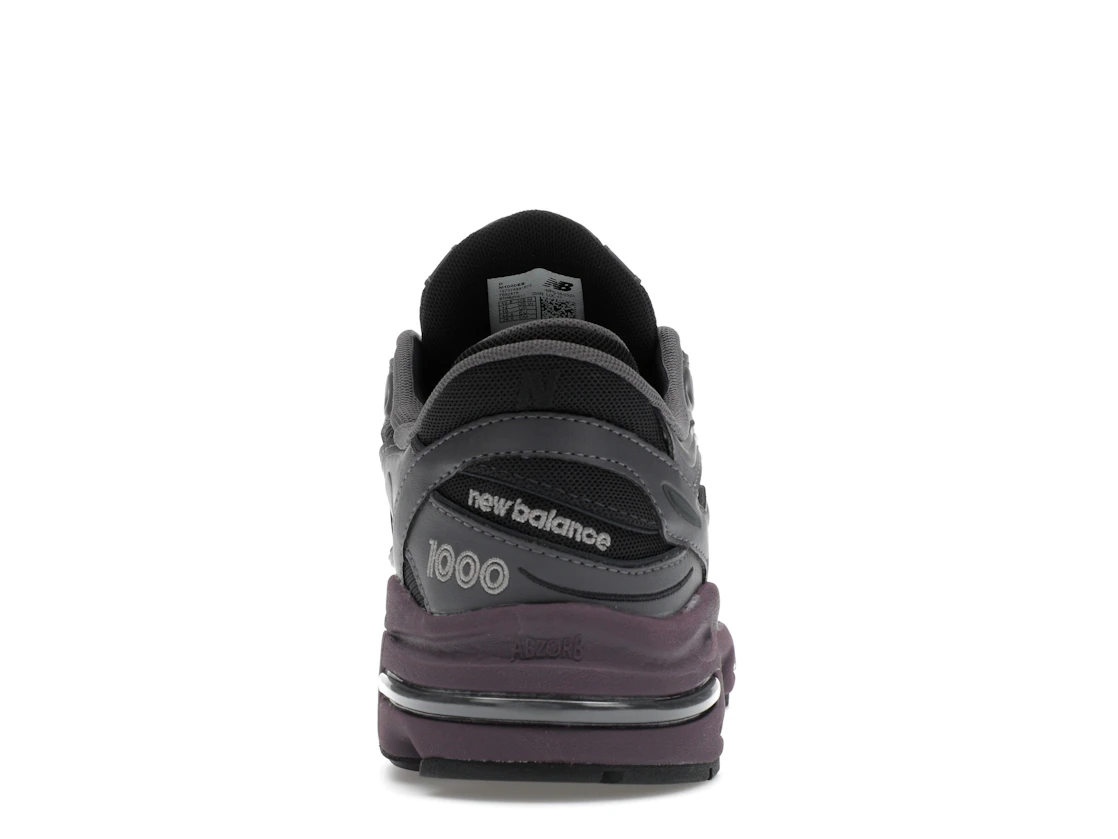Vue 28 de New Balance 1000 Magnet Plum Brown