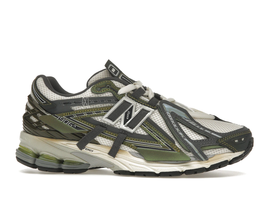 Vue 2 de New Balance 1906A Olive Juice Sea Salt