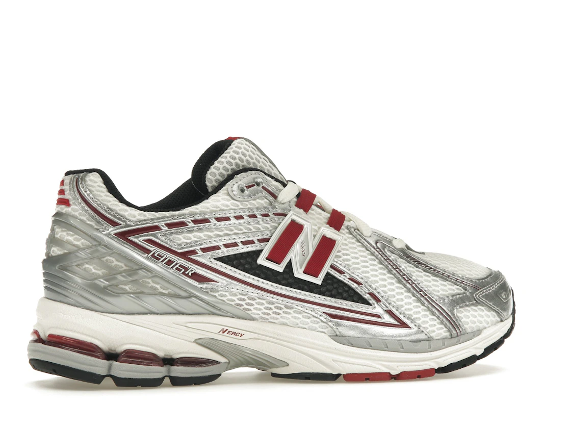 Vue 35 de New Balance 1906R Silver Classic Crimson