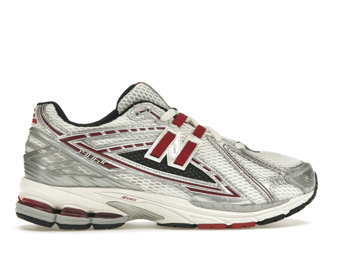 Vue 36 de New Balance 1906R Silver Classic Crimson