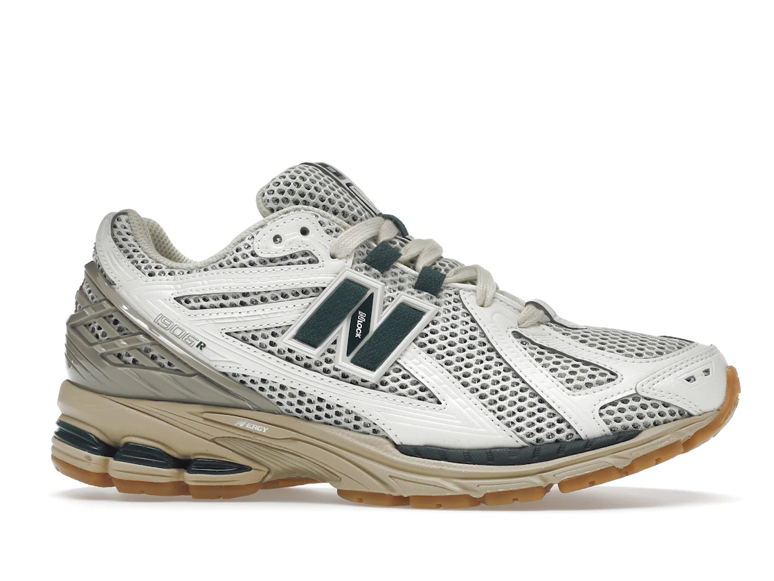 Vue 2 de New Balance 1906R White Green Cream