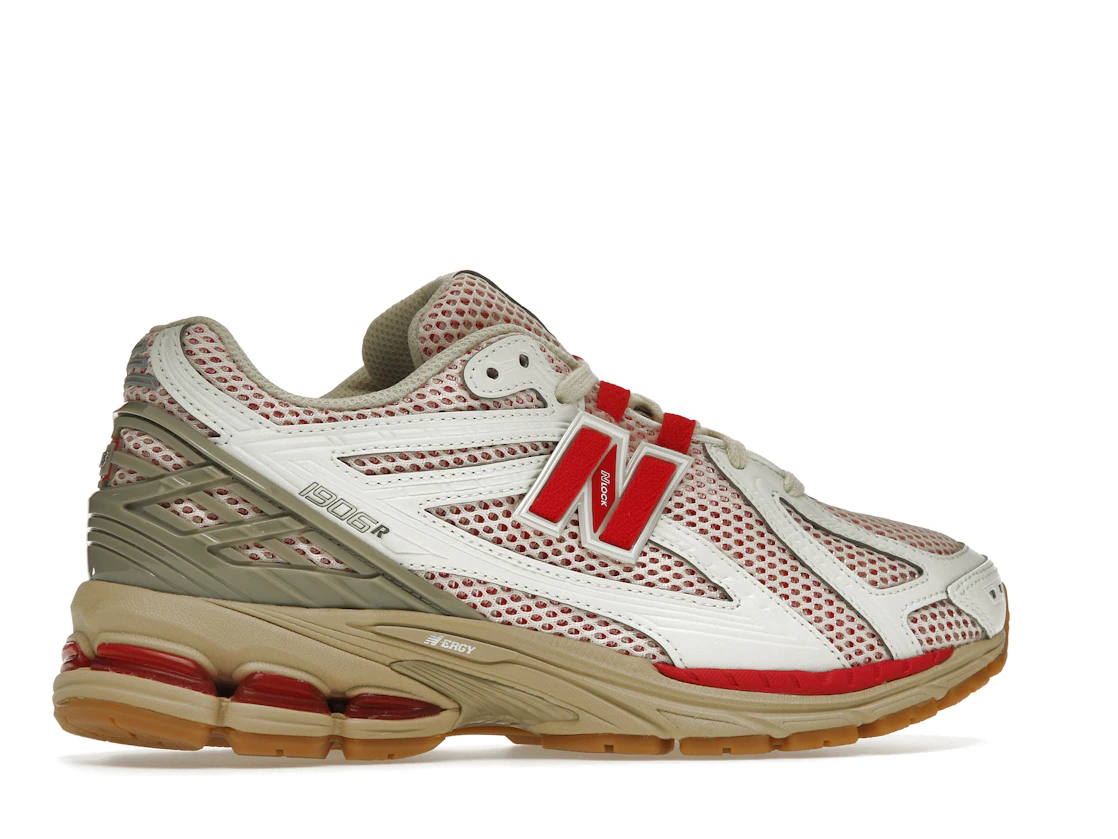 Vue 35 de New Balance 1906R White Red