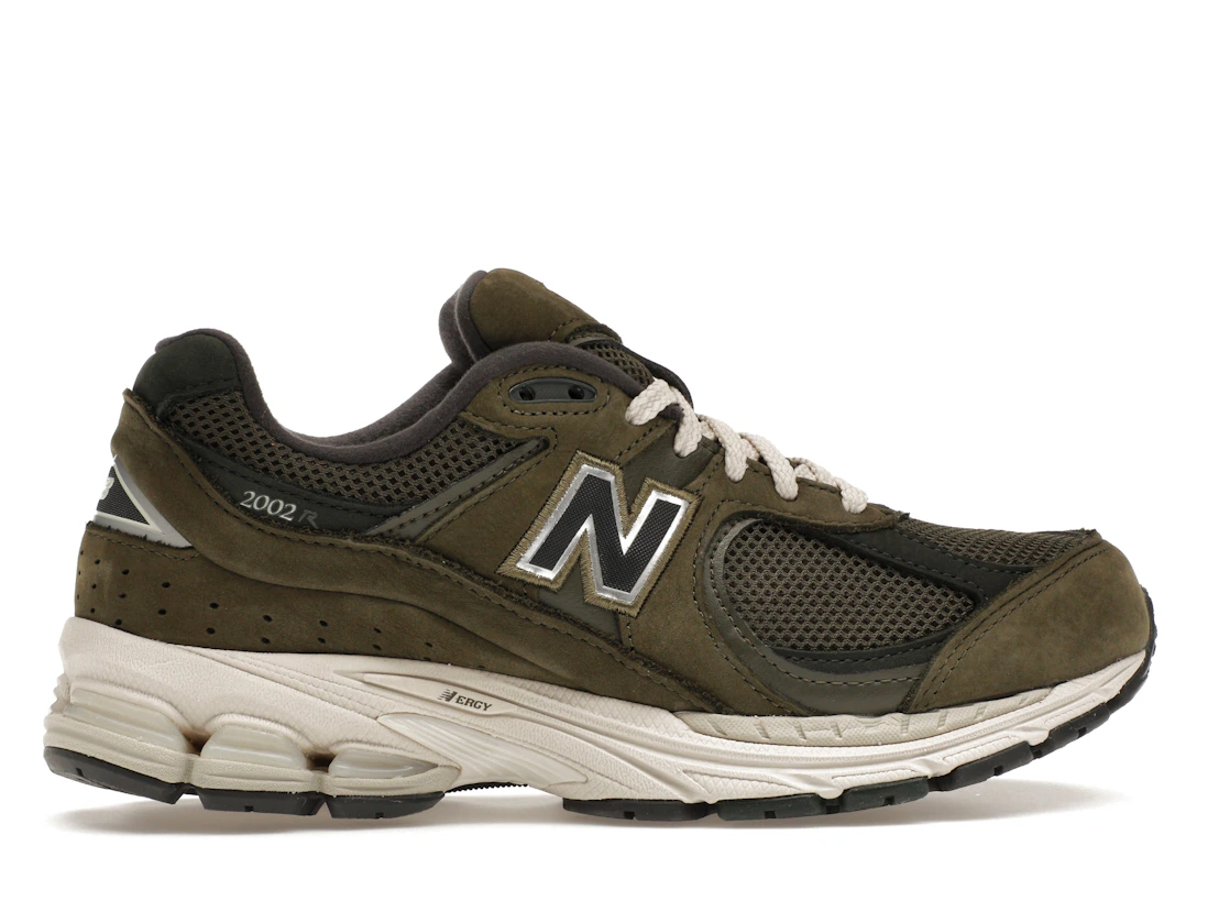 Vue 36 de New Balance 2002R Dark Olive