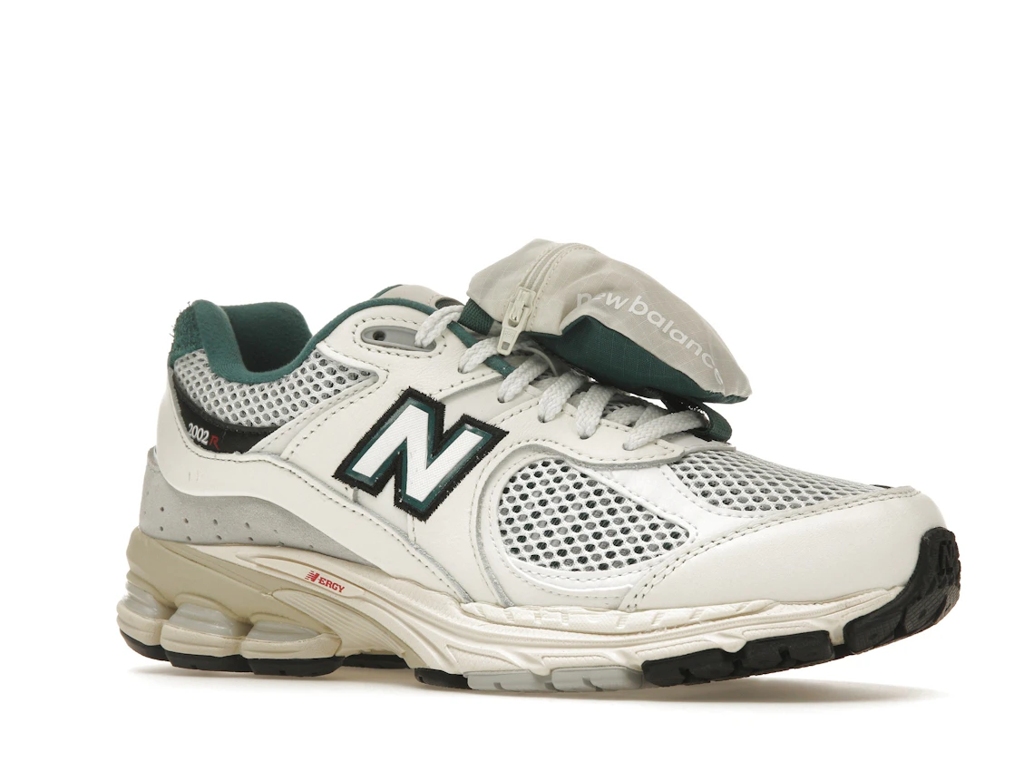 Vue 4 de New Balance 2002R Vintage Teal Pouch