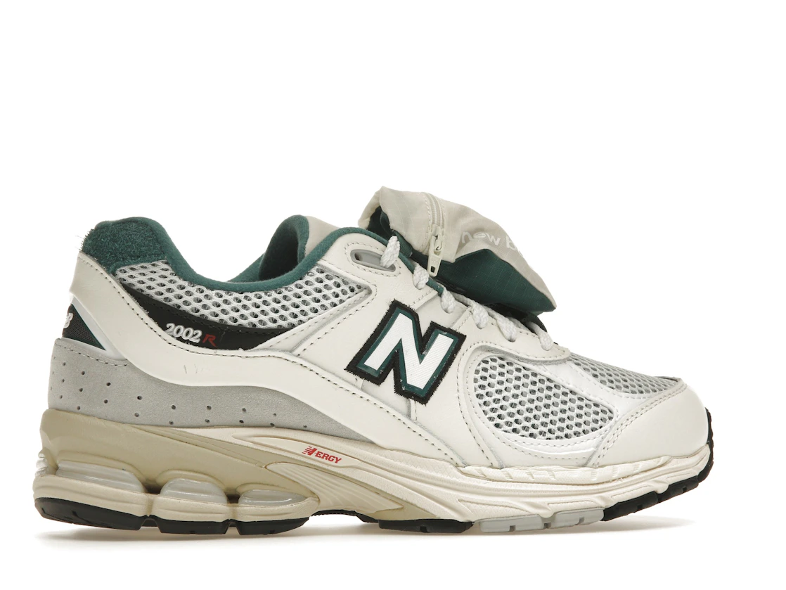 Vue 35 de New Balance 2002R Vintage Teal Pouch