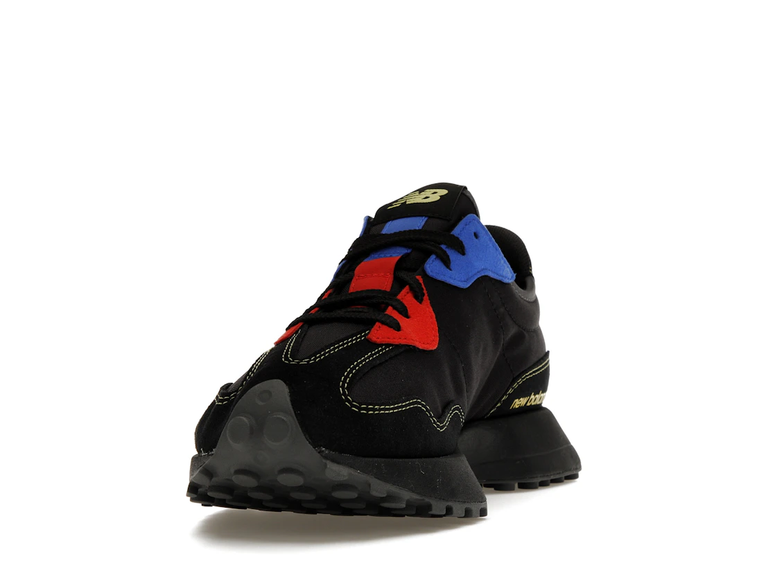 Vue 12 de New Balance 327 Black Yellow Blue Red