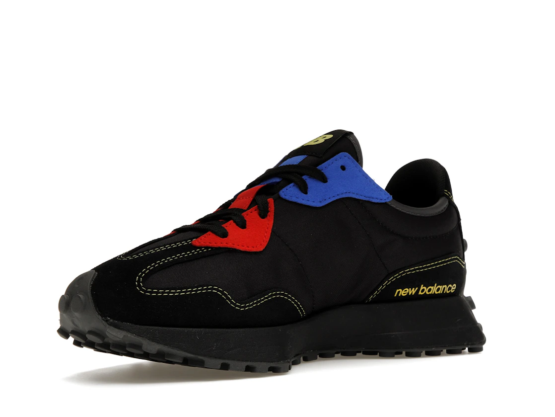 Vue 15 de New Balance 327 Black Yellow Blue Red
