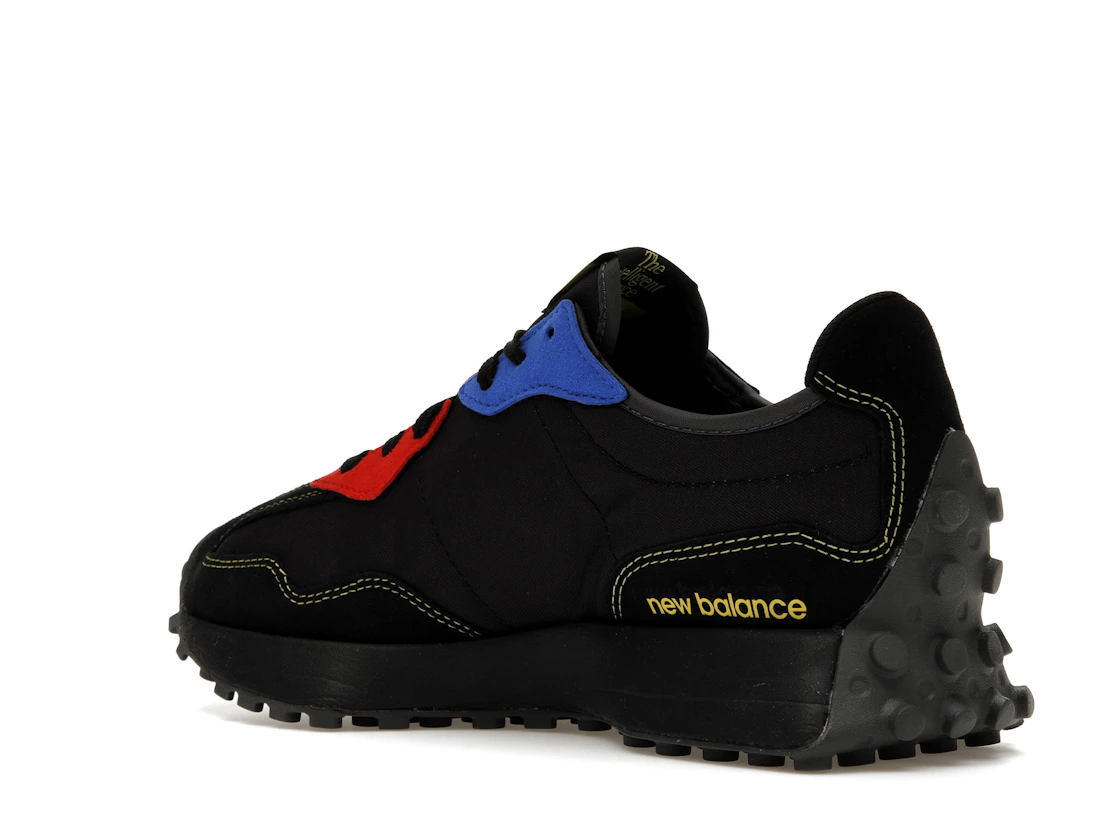 Vue 23 de New Balance 327 Black Yellow Blue Red