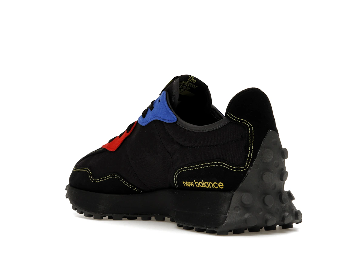 Vue 24 de New Balance 327 Black Yellow Blue Red