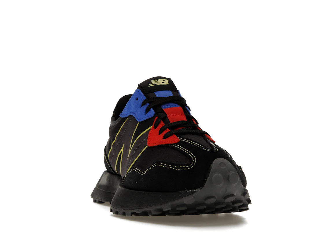 Vue 8 de New Balance 327 Black Yellow Blue Red
