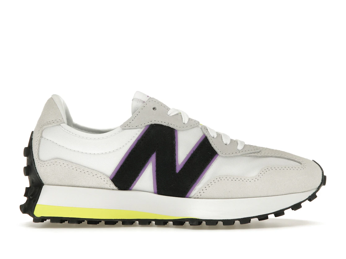 Vue 1 de New Balance 327 Grey White Reflection Yellow 