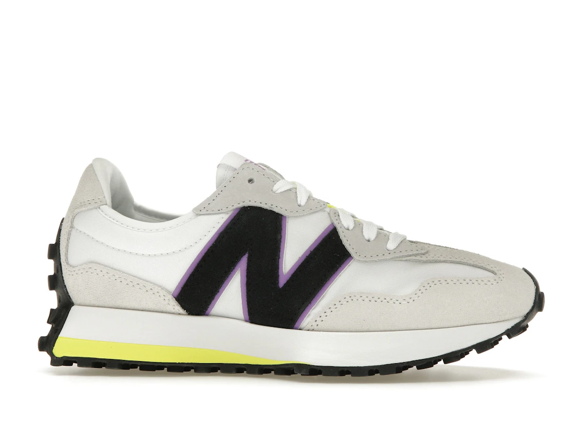 Vue 2 de New Balance 327 Grey White Reflection Yellow 