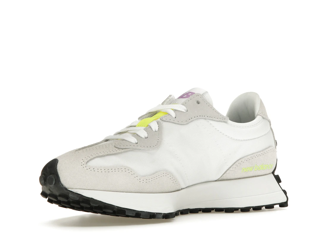 Vue 15 de New Balance 327 Grey White Reflection Yellow 