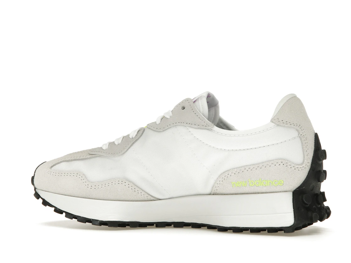 Vue 21 de New Balance 327 Grey White Reflection Yellow 