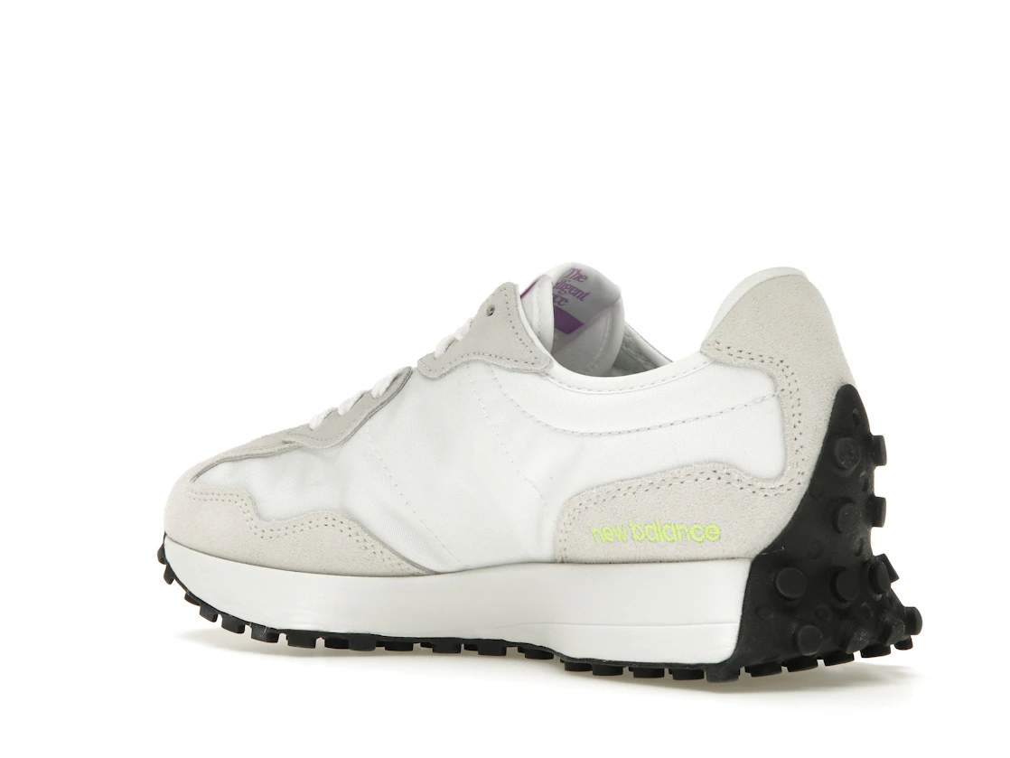 Vue 23 de New Balance 327 Grey White Reflection Yellow 
