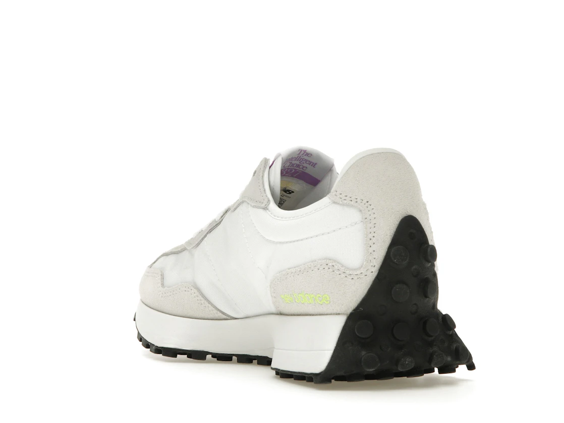 Vue 25 de New Balance 327 Grey White Reflection Yellow 