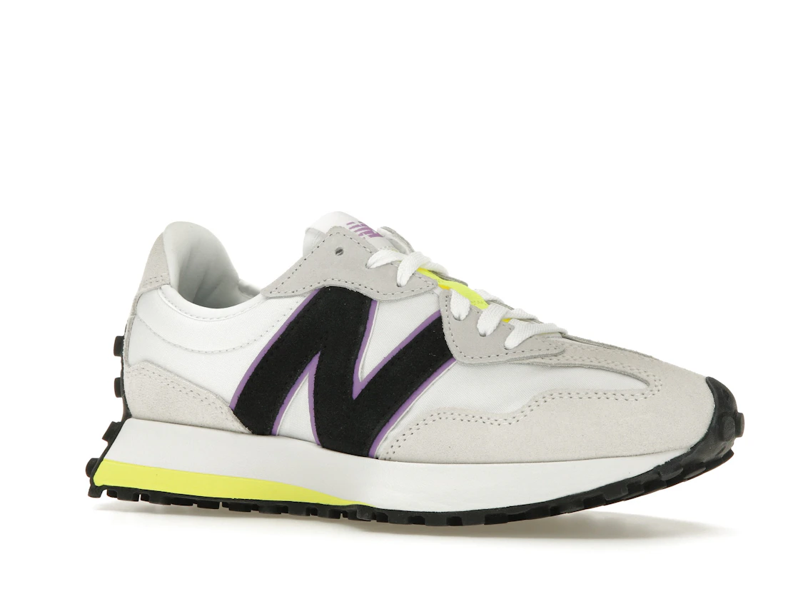 Vue 4 de New Balance 327 Grey White Reflection Yellow 