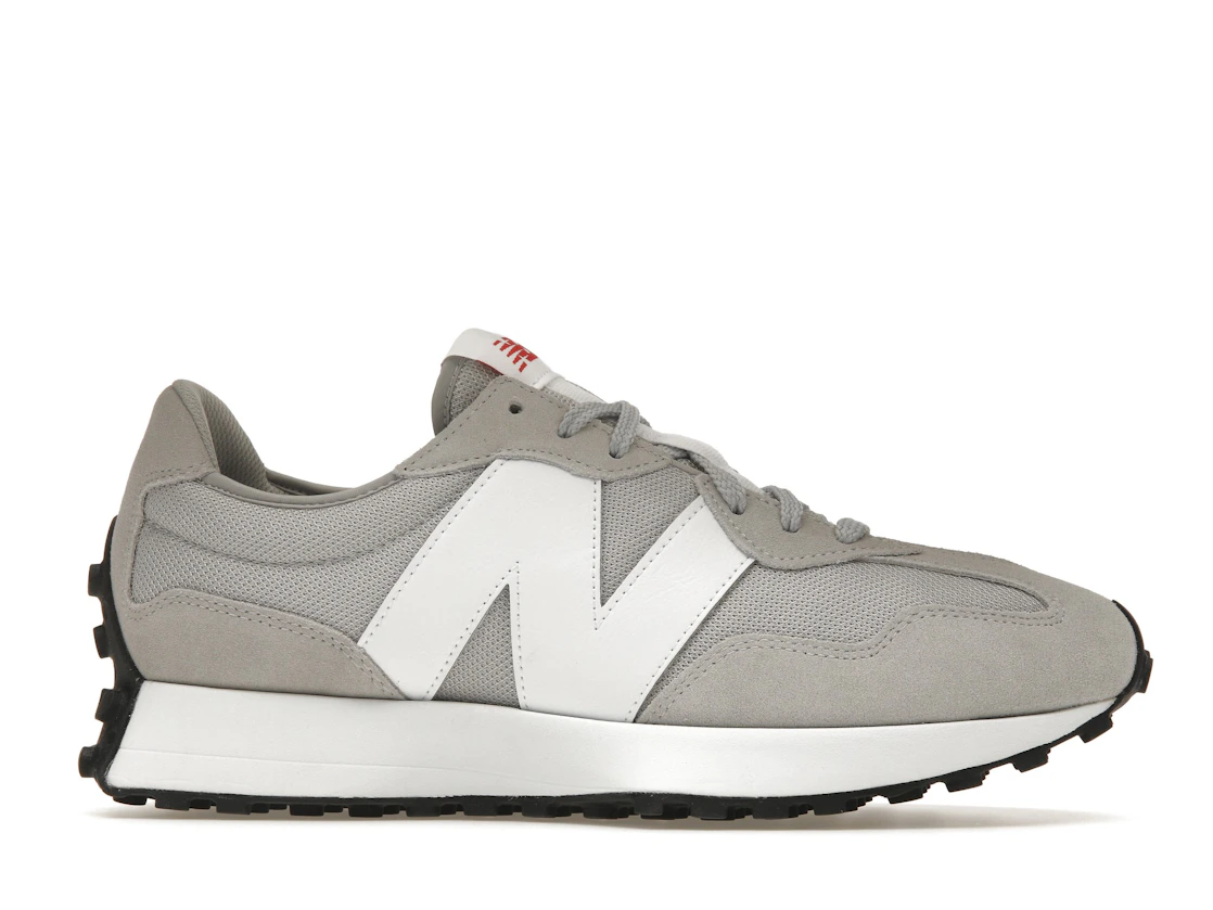 Vue 2 de New Balance 327 Rain Cloud White Red
