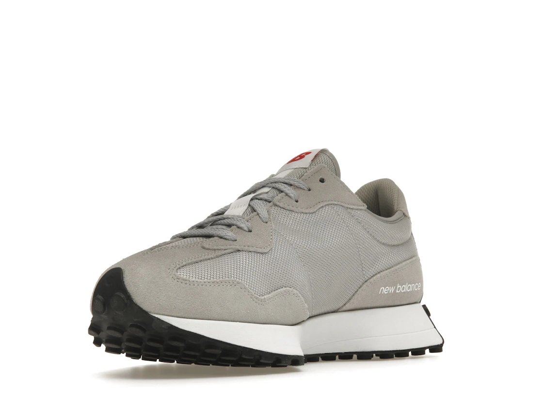 Vue 14 de New Balance 327 Rain Cloud White Red