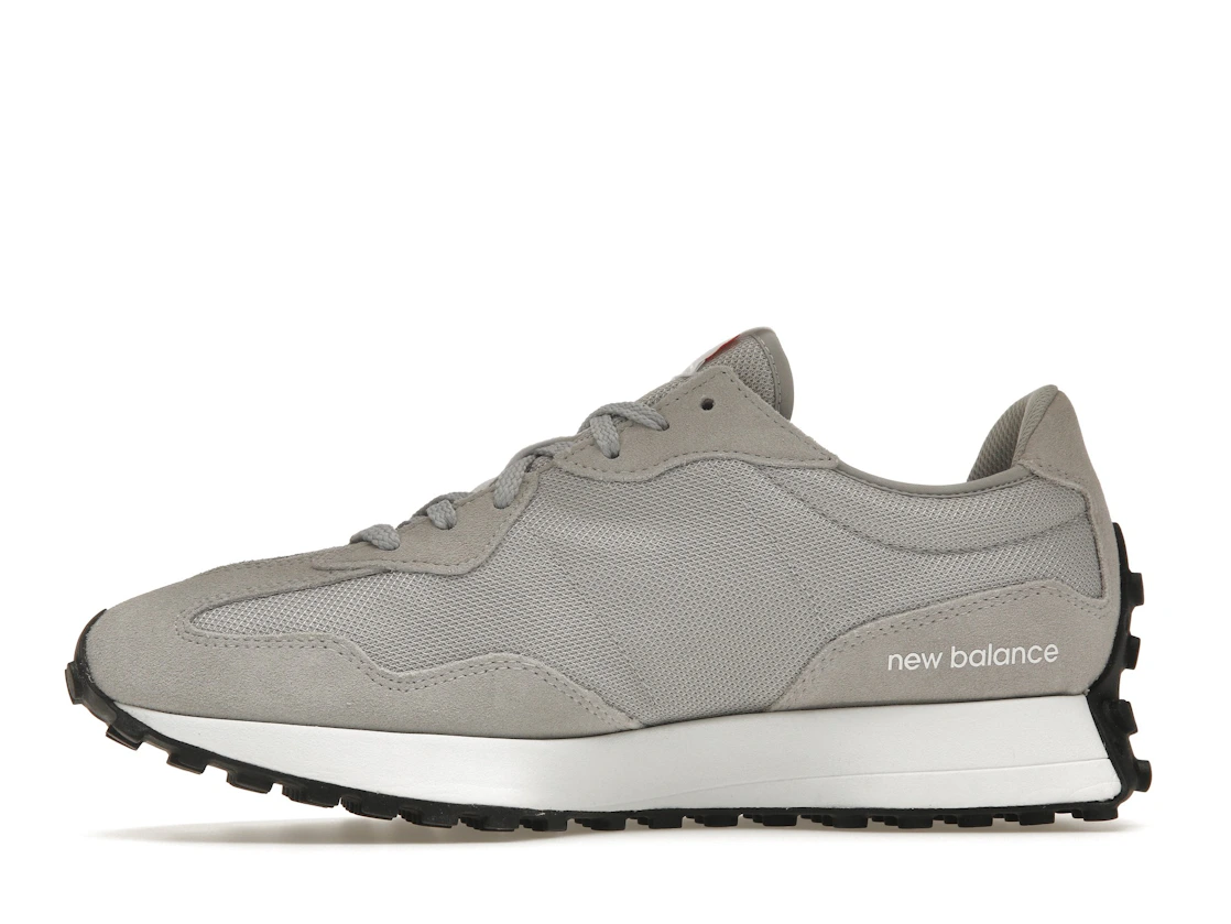 Vue 18 de New Balance 327 Rain Cloud White Red