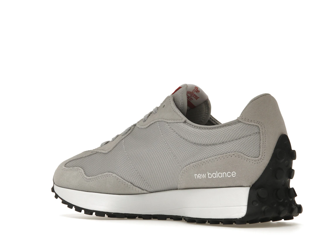 Vue 23 de New Balance 327 Rain Cloud White Red