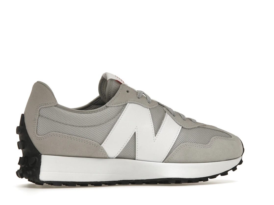 Vue 35 de New Balance 327 Rain Cloud White Red