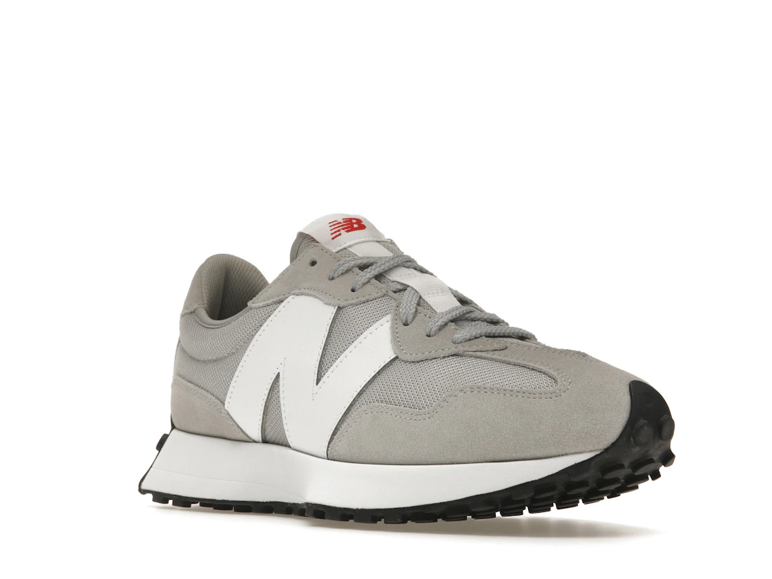 Vue 6 de New Balance 327 Rain Cloud White Red
