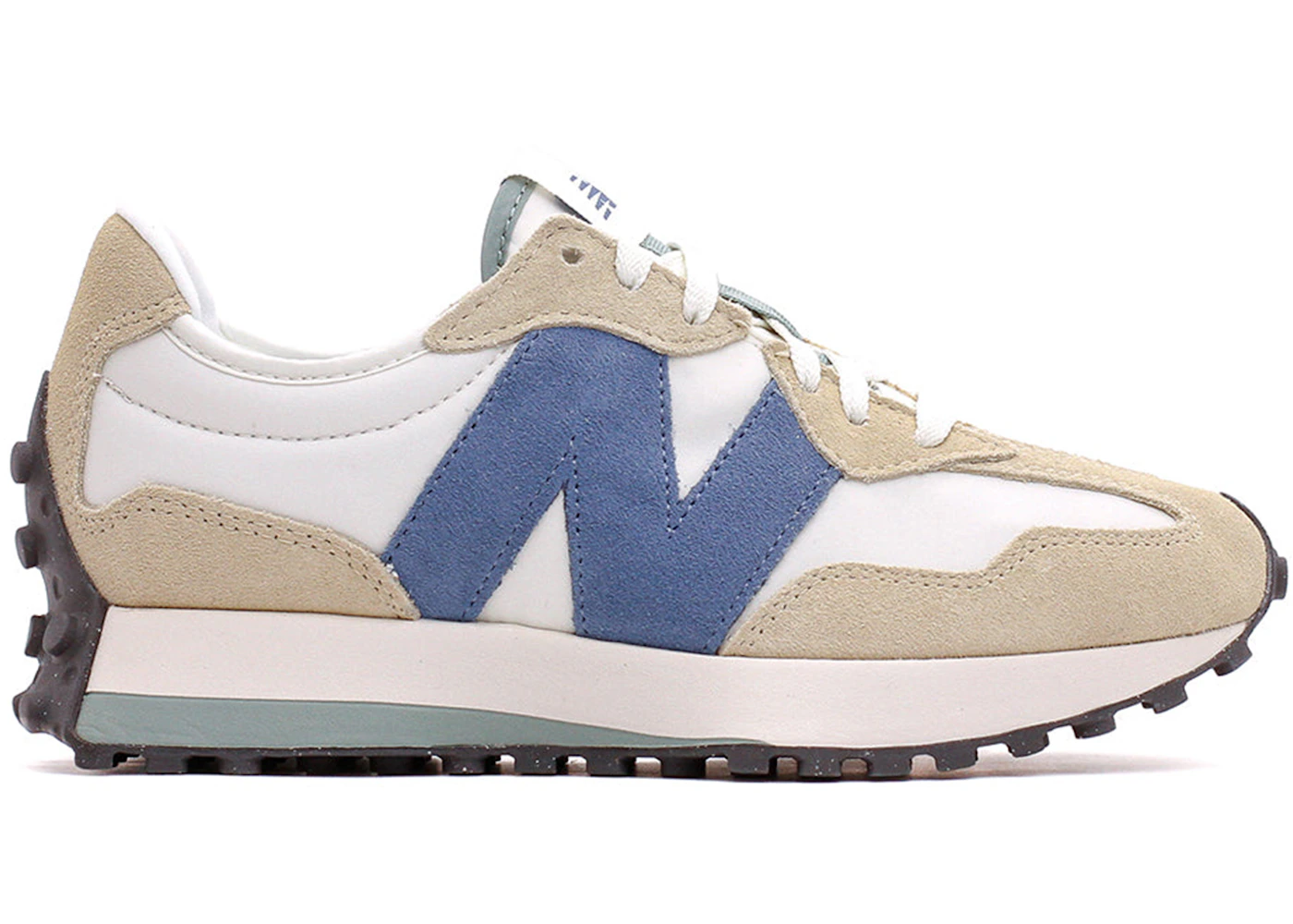 New Balance 327 Sandstone Mercury Blue 