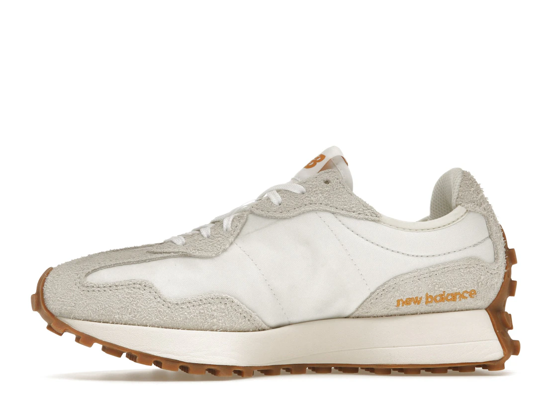 Vue 18 de New Balance 327 Sea Salt Golden Hour Gum 