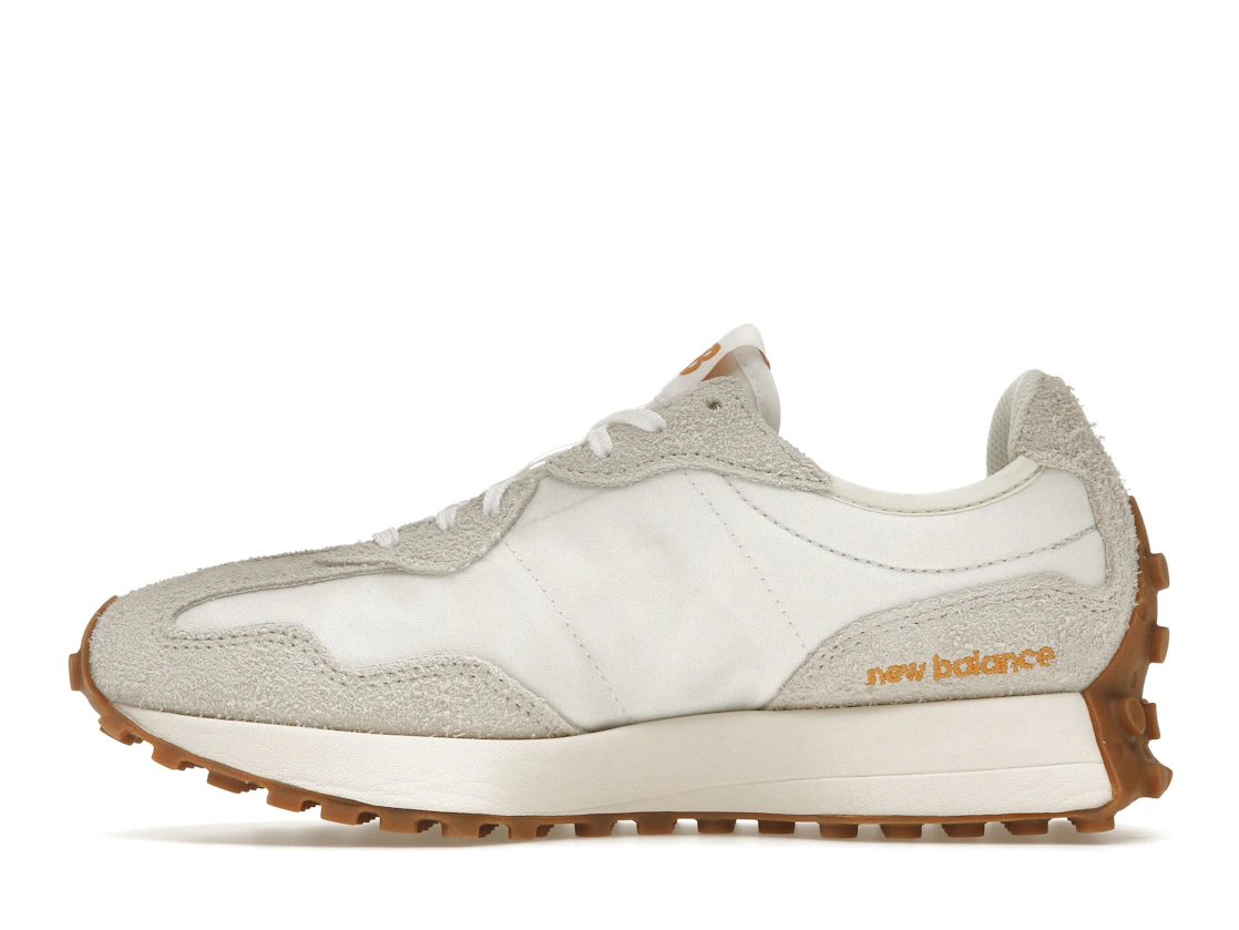 Vue 19 de New Balance 327 Sea Salt Golden Hour Gum 