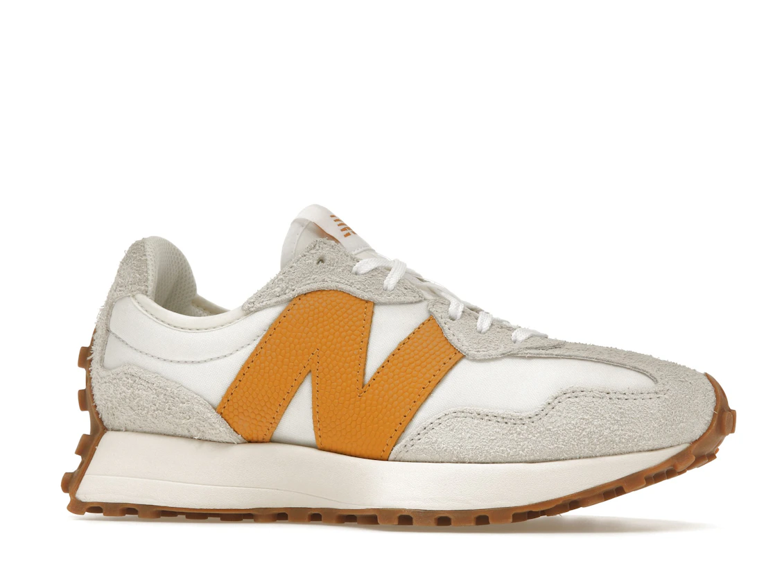 Vue 3 de New Balance 327 Sea Salt Golden Hour Gum 