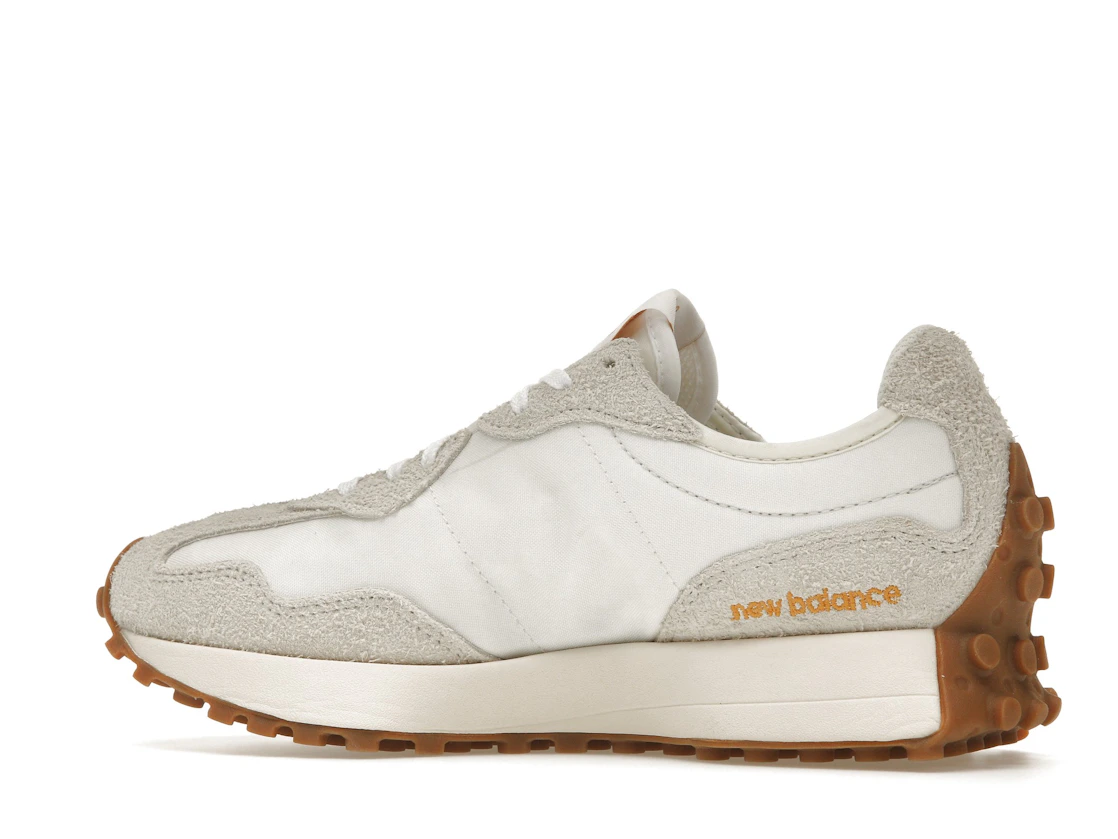 Vue 21 de New Balance 327 Sea Salt Golden Hour Gum 