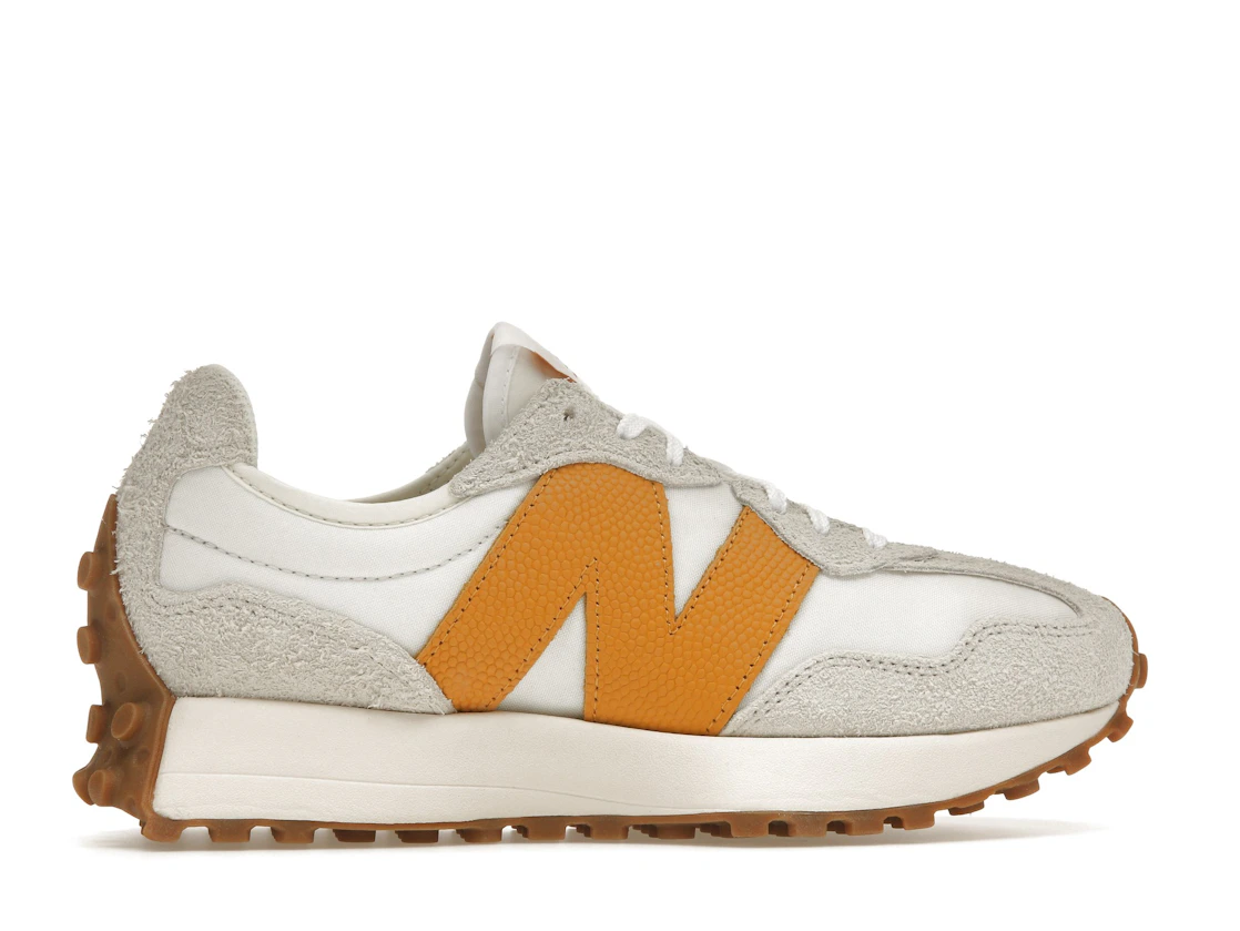 Vue 36 de New Balance 327 Sea Salt Golden Hour Gum 