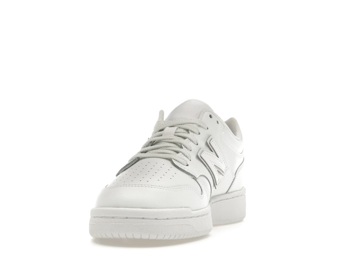 Vue 12 de New Balance 480 Triple White