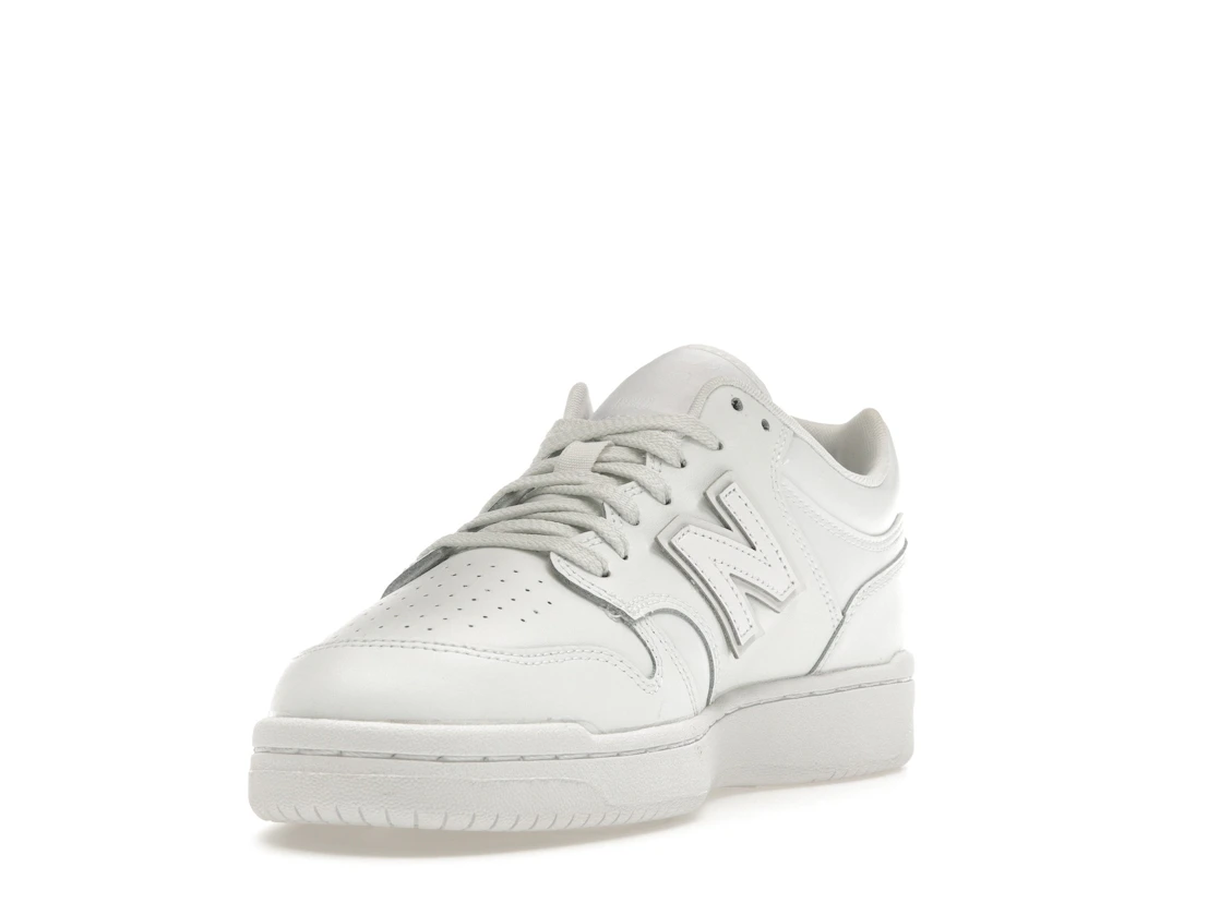 Vue 13 de New Balance 480 Triple White