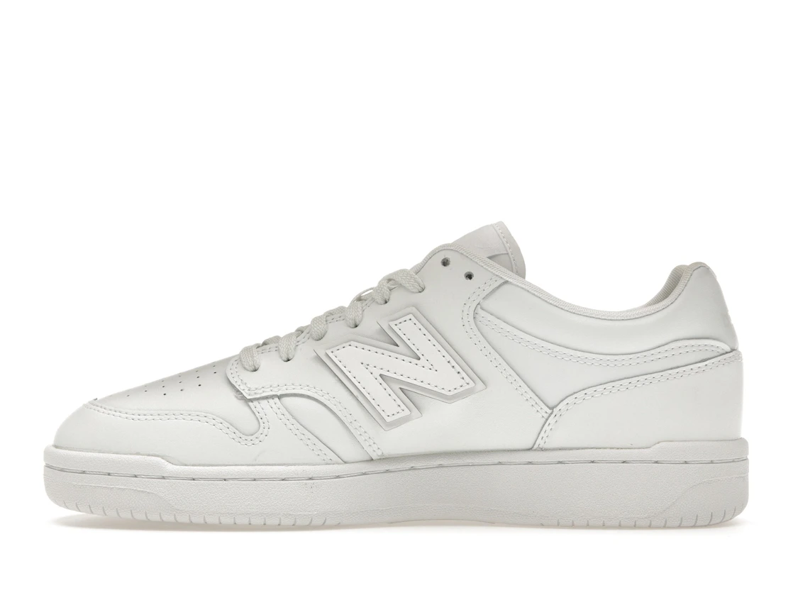 Vue 19 de New Balance 480 Triple White