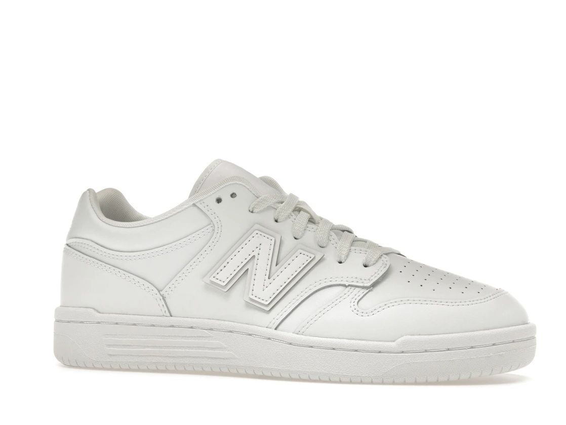 Vue 3 de New Balance 480 Triple White