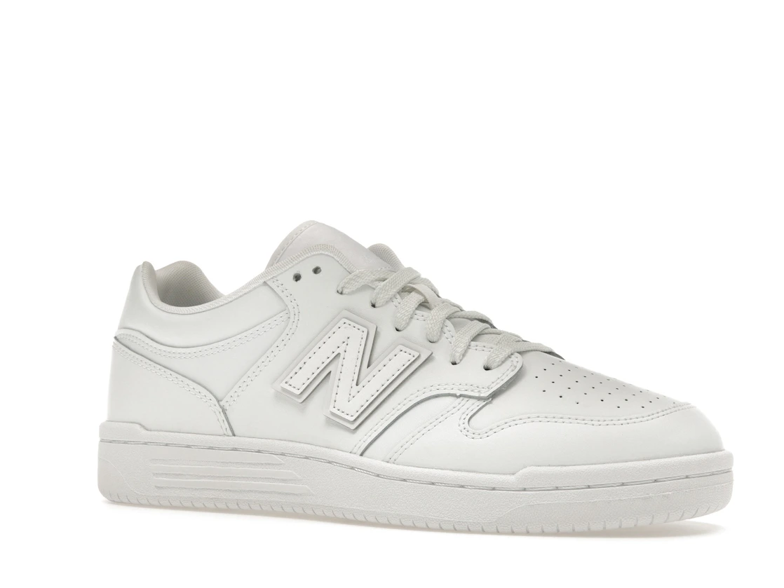 Vue 4 de New Balance 480 Triple White