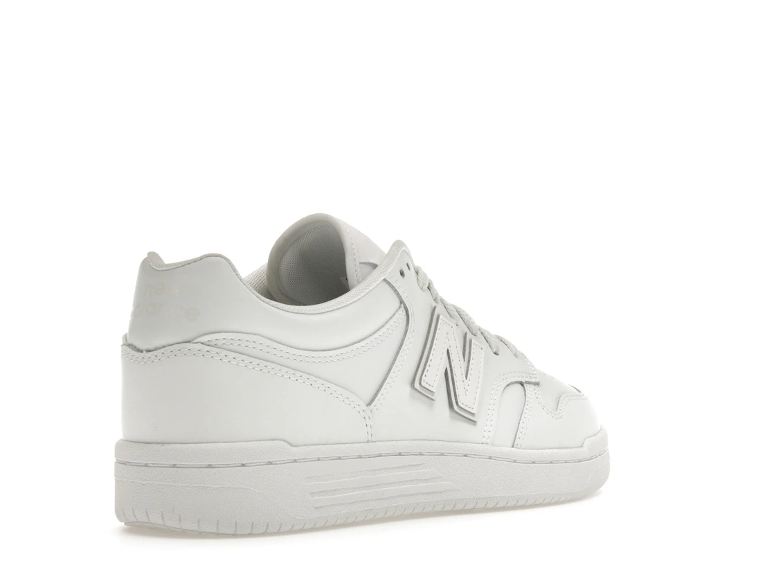 Vue 32 de New Balance 480 Triple White