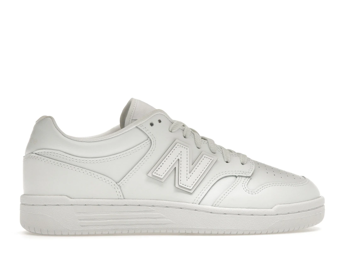 Vue 36 de New Balance 480 Triple White
