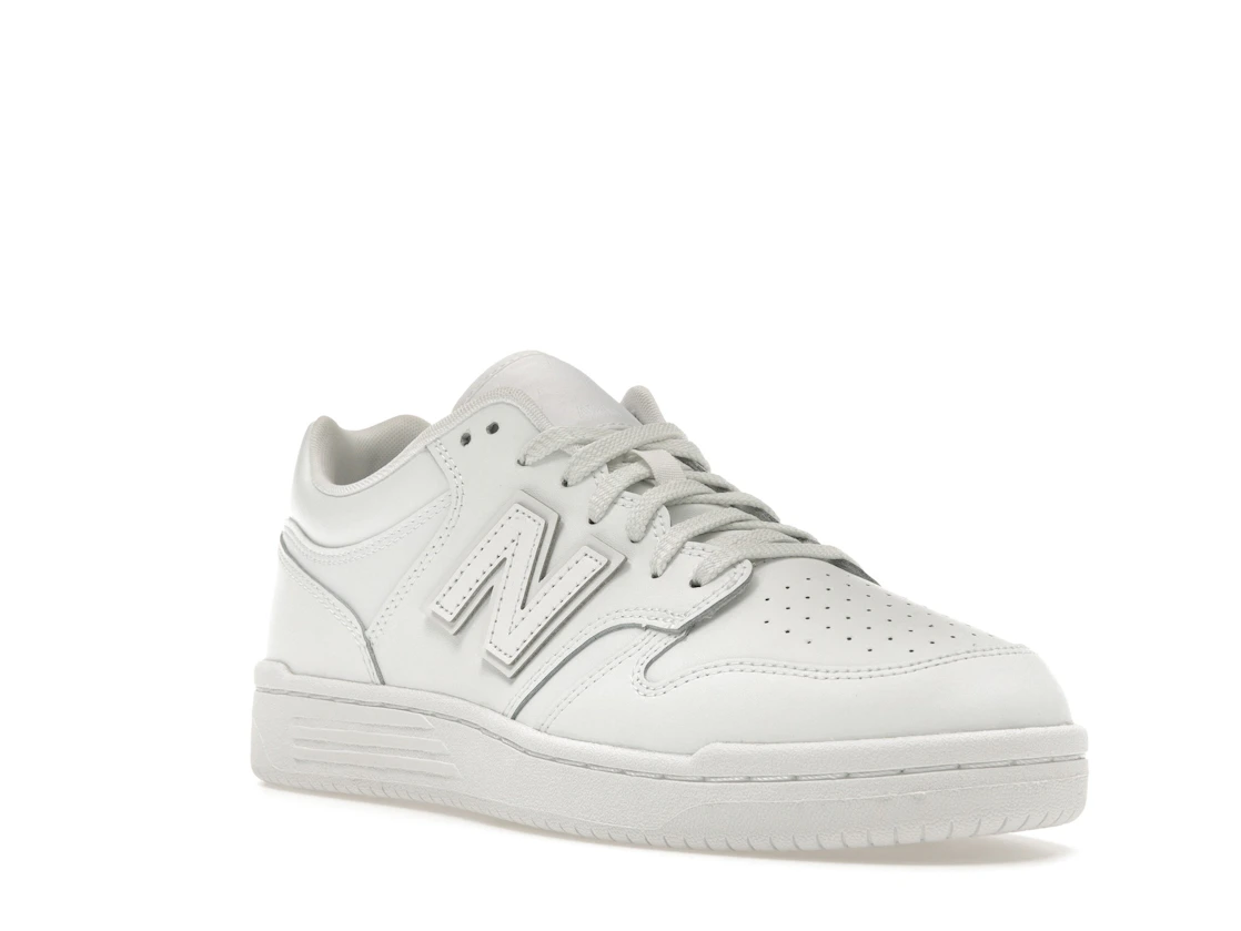 Vue 6 de New Balance 480 Triple White